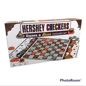 NIB Hershey Checkers Kisses VS. Reese’s Checker Set Game